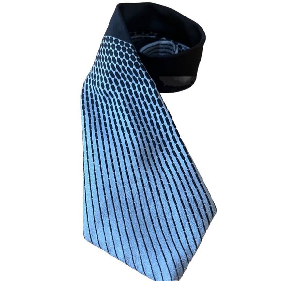 Vintage Mens Tie Titos Of Antioch Blue Polyester - Picture 1 of 8